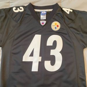 Children’s Troy Polamalu Steelers jersey. Size large (14-16)